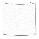 Vidaxl aanhangwagennet elastisch touw 3x3 m polypropeen wit