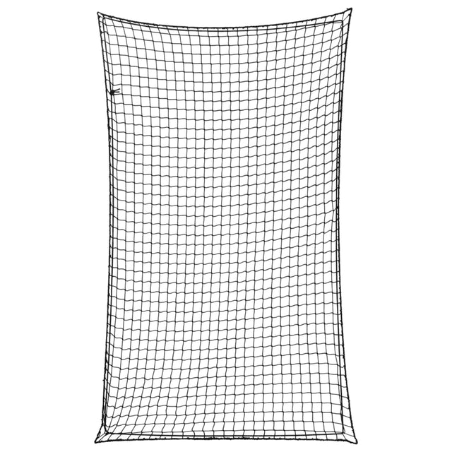 Vidaxl aanhangwagennet elastisch touw 2,5x1,5 m polypropeen zwart