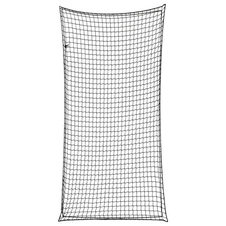 Vidaxl aanhangwagennet elastisch touw 4x2 m polypropeen zwart