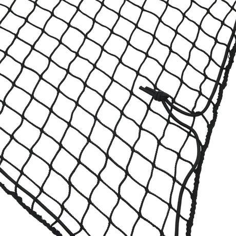Vidaxl aanhangwagennet elastisch touw 5x3 m polypropeen zwart