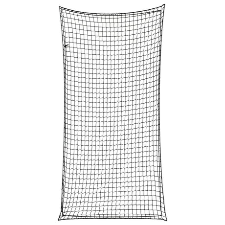 Vidaxl aanhangwagennet elastisch touw 7x3,5 m polypropeen zwart