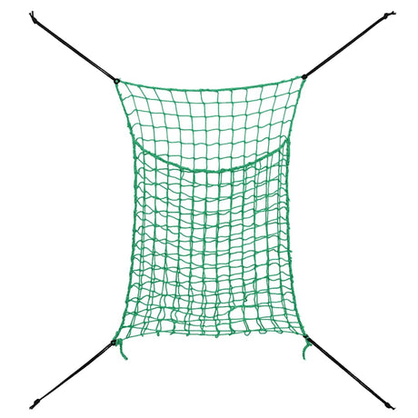 Vidaxl hooinetten 2 st 90x60 cm rechthoekig polypropeen groen