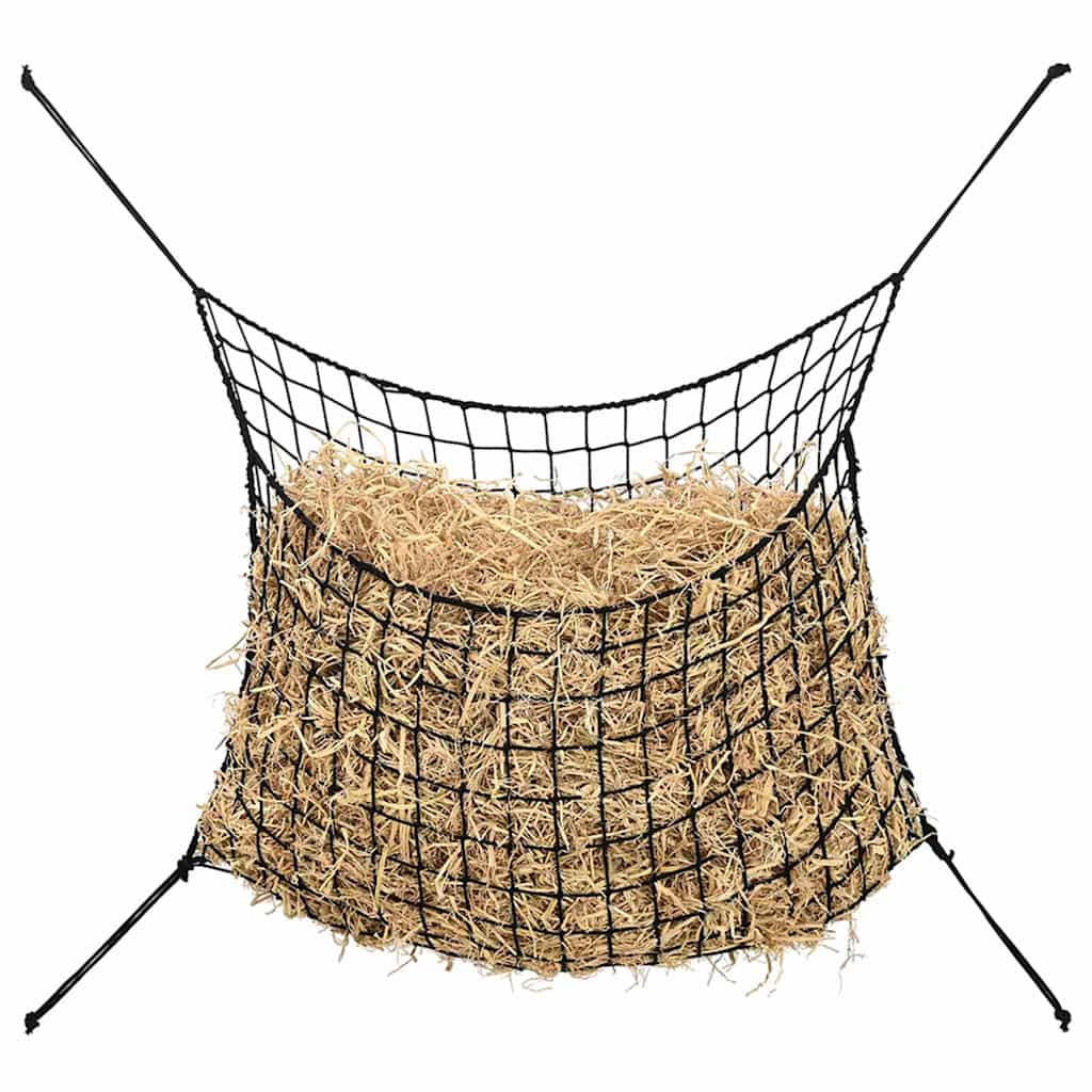 Vidaxl hooinetten 2 st 90x60 cm rechthoekig polypropeen zwart