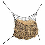 Vidaxl hooinetten 2 st 75x50 cm rond polypropeen zwart