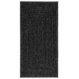 Vidaxl Rug Zizur inni og utenfor 60x110 cm Jute Look Anthracite