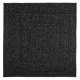 Vidaxl vloerkleed zizur binnen en buiten 120x120cm jute look antraciet