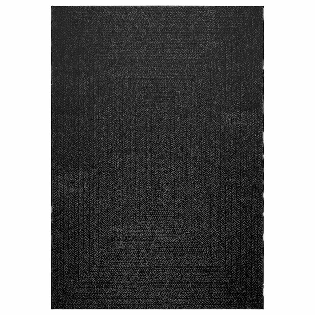 Vidaxl tapis zizur à l'intérieur et à l'extérieur 160x230 cm de jute Anthracite