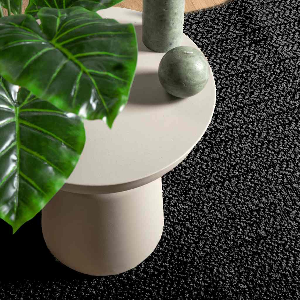 Vidaxl rug Zizur inside and outside 200x200cm jute look anthracite