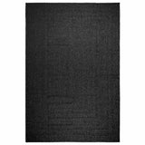 Vidaxl Rug Zizur inne og utenfor 240x340cm Jute Look Anthracite