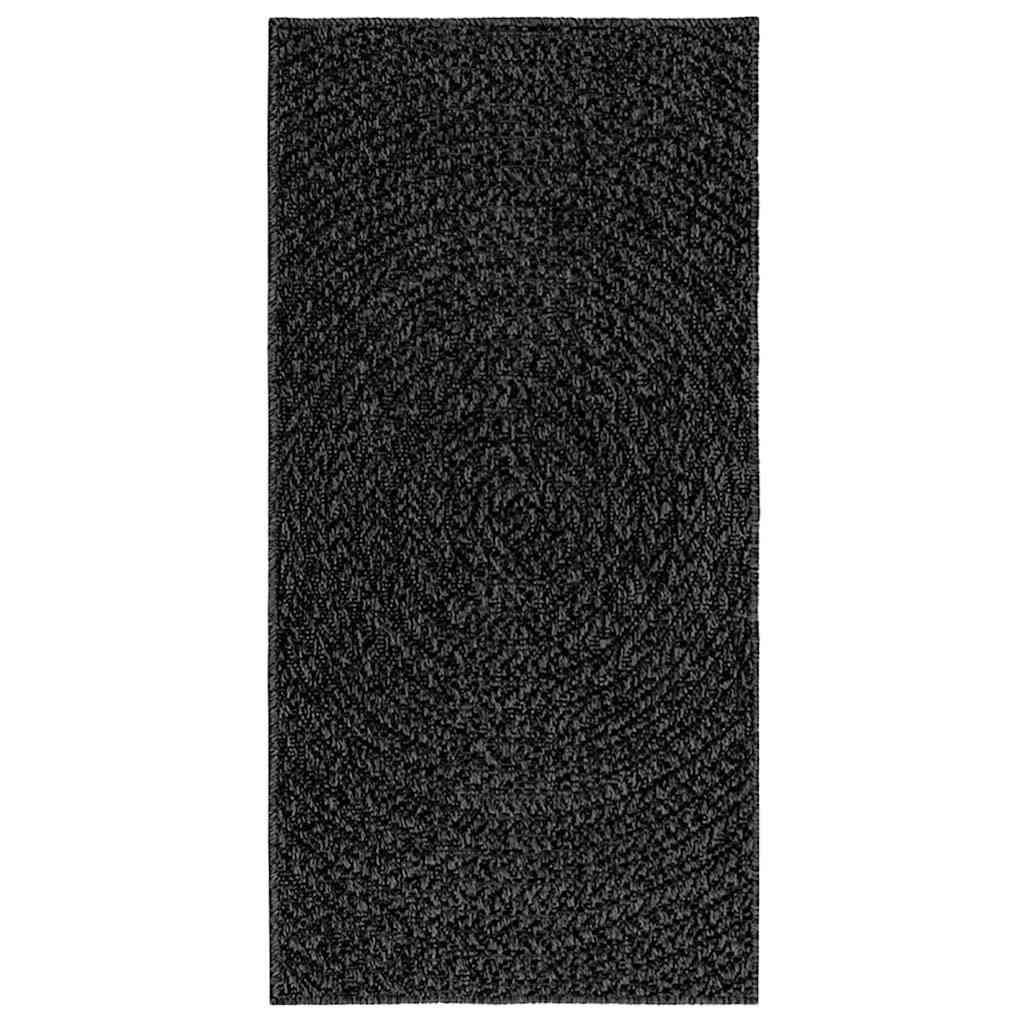 Vidaxl Rug Zizur inde og uden for 60x110 cm jute look antracit