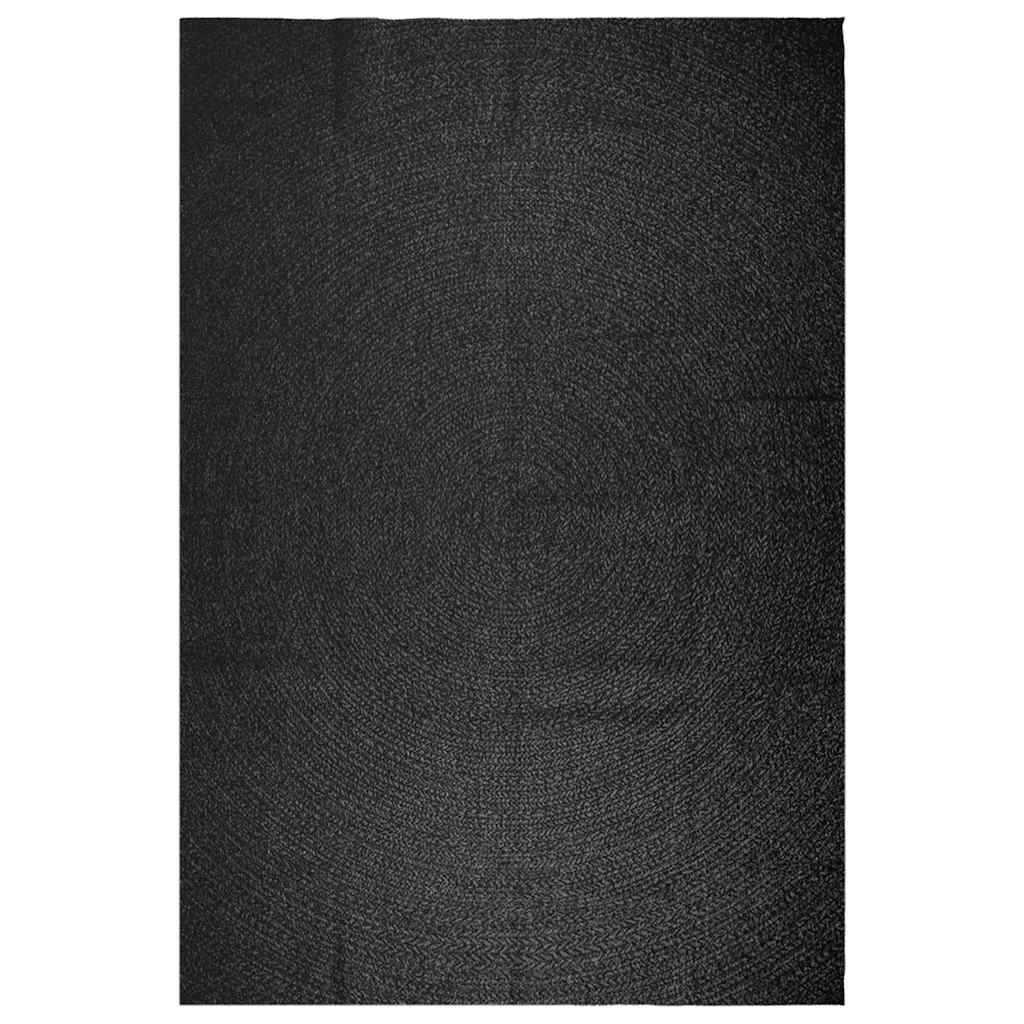 Vidaxl Rug Zizur inne og utenfor 240x340cm Jute Look Anthracite