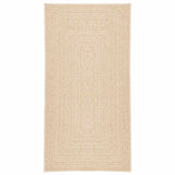 Vidaxl vloerkleed zizur beige binnen en buiten 60x110 cm jute look