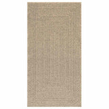 Vidaxl Durg Zizur Beige wewnątrz i na zewnątrz 80x150 cm wygląd juty