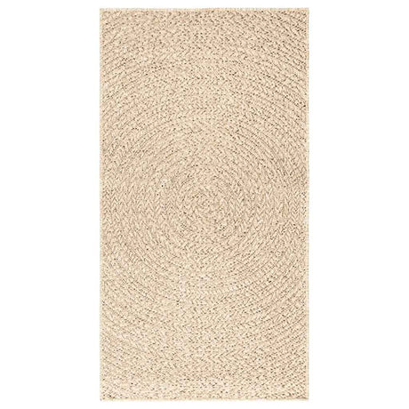 Vidaxl vloerkleed zizur beige binnen en buiten 60x110 cm jute look
