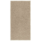 Vidaxl Rug Zizur beige all'interno e all'esterno 60x110 cm look iuta