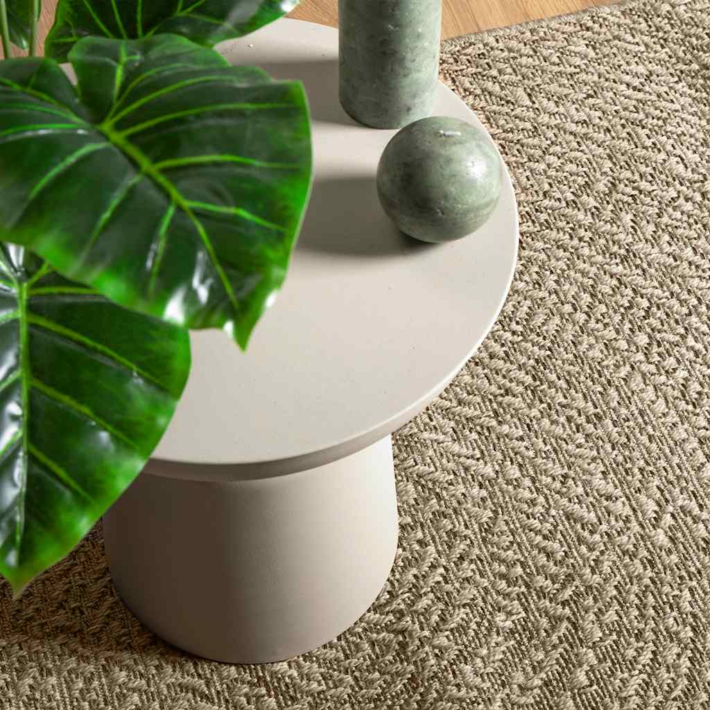 Vidaxl tapis zizur beige à l'intérieur et à l'extérieur de 60x110 cm de jute