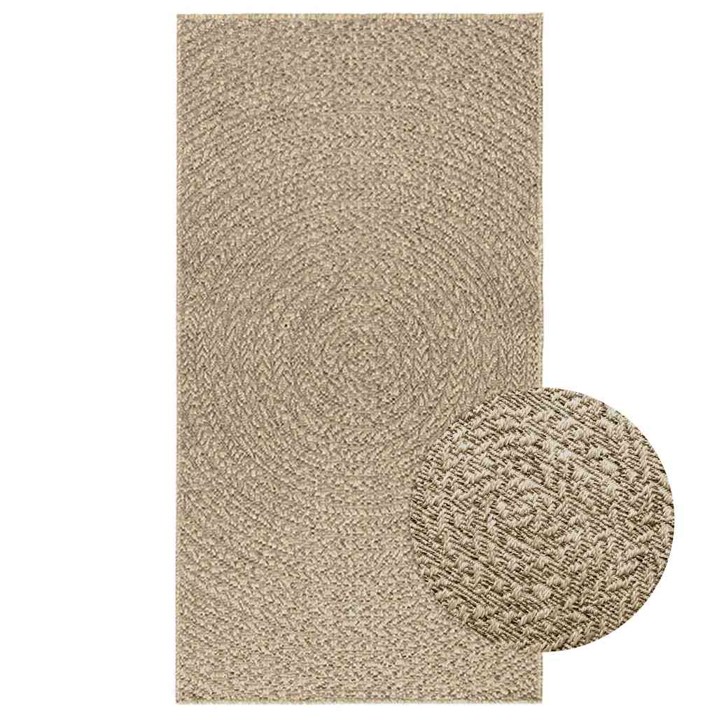 Vidaxl Rug Zizur Beige i og utenfor 80x150 cm jute utseende