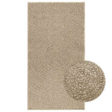 Vidaxl rug Zizur Beige Inside and outside 80x150 cm Jute look