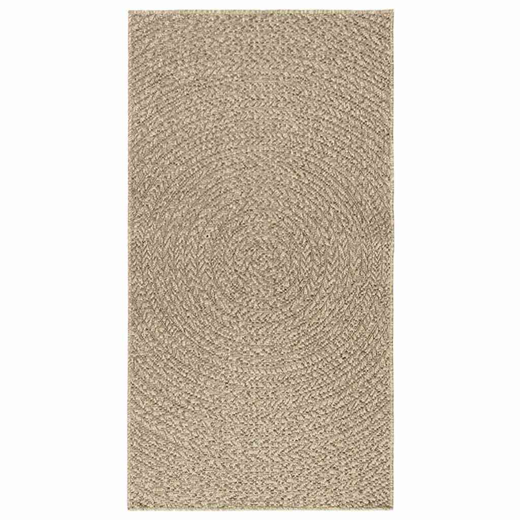 Vidaxl Rug Zizur Beige uvnitř a vně 80x150 cm juta vzhledu