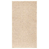 Vidaxl vloerkleed zizur beige binnen en buiten 80x150 cm jute look