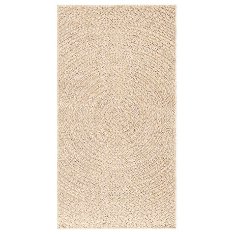 Vidaxl vloerkleed zizur beige binnen en buiten 80x150 cm jute look