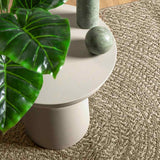 Vidaxl Rug Zizur beige all'interno e all'esterno 80x150 cm look da iuta