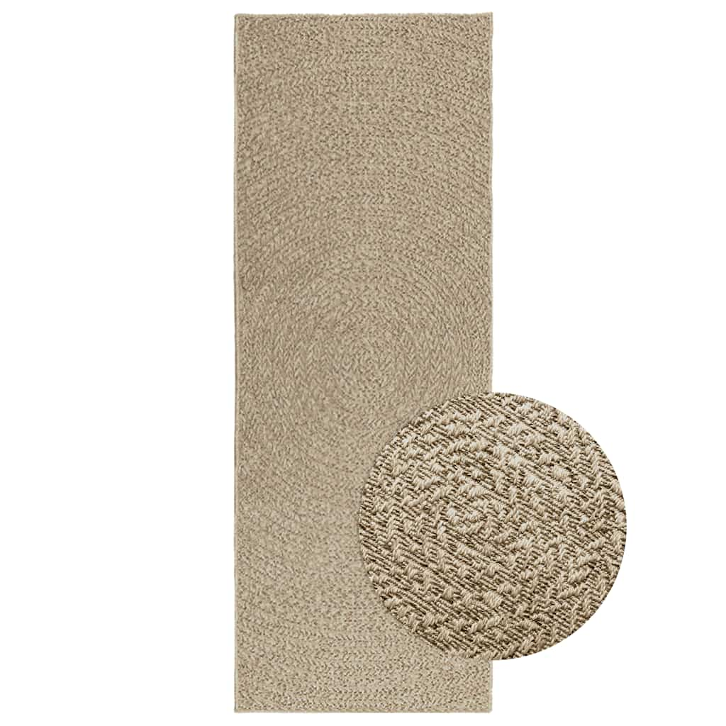 Vidaxl Rug Zizur Beige uvnitř a vně 80x200 cm juta vzhledu