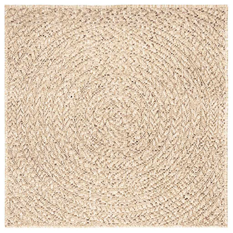 Vidaxl vloerkleed zizur beige binnen en buiten 120x120 cm jute look