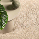 Vidaxl vloerkleed zizur beige binnen en buiten 120x170 cm jute look
