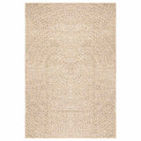 Vidaxl vloerkleed zizur beige binnen en buiten 160x230 cm jute look