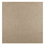 Vidaxl vloerkleed zizur beige binnen en buiten 200x200 cm jute look