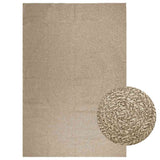 Vidaxl Teppich Zizur Beige in und außerhalb von 240x340 cm Jute Look