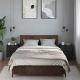 Vidaxl nachtkastjes wandgemonteerd 2 st 40x31x39,5 cm zwart