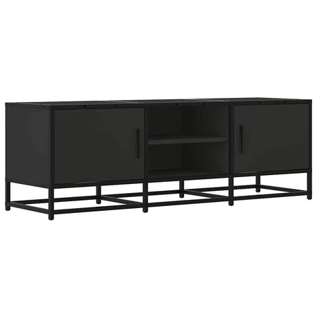 Vidaxl tv-meubel 120x35x41 cm bewerkt hout en metaal zwart