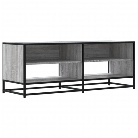 Vidaxl tv-meubel 120,5x40x46 cm bewerkt hout metaal grijs sonoma eiken