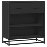 Vidaxl dressoir 68x35x76 cm bewerkt hout zwart