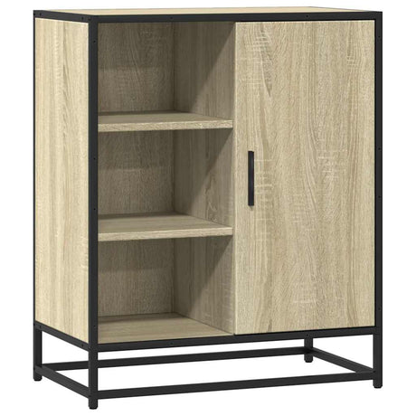 Vidaxl dressoir 62x35x76 cm bewerkt hout sonoma eikenkleurig