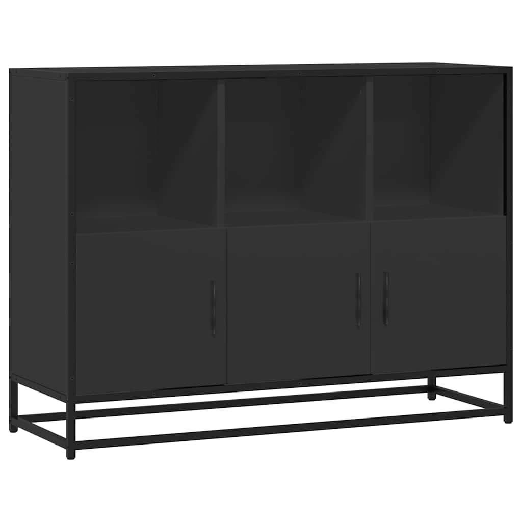 Vidaxl dressoir 100x35x76 cm bewerkt hout zwart