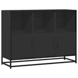 Vidaxl dressoir 100x35x76 cm bewerkt hout zwart