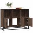 Vidaxl dressoir 100x35x76 cm bewerkt hout bruin eikenkleur