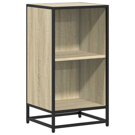 Vidaxl boekenkast 40x35x76 cm bewerkt hout sonoma eikenkleurig
