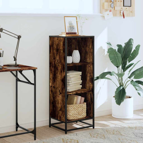 Vidaxl boekenkast 40x35x107,5 cm bewerkt hout gerookt eikenkleurig