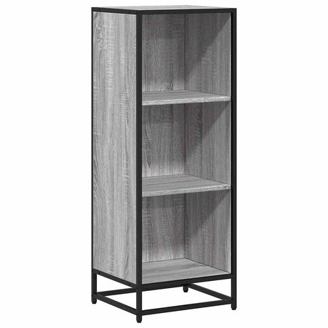 Vidaxl boekenkast 40x35x107,5 cm bewerkt hout grijs sonoma eikenkleur