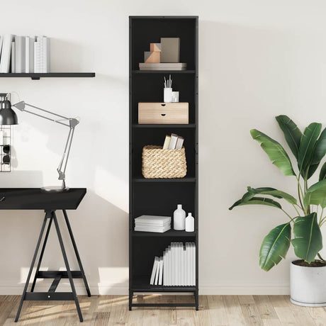 Vidaxl boekenkast 40x35x170,5 cm bewerkt hout zwart