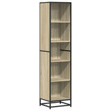 Vidaxl boekenkast 40x35x170,5 cm bewerkt hout sonoma eikenkleurig