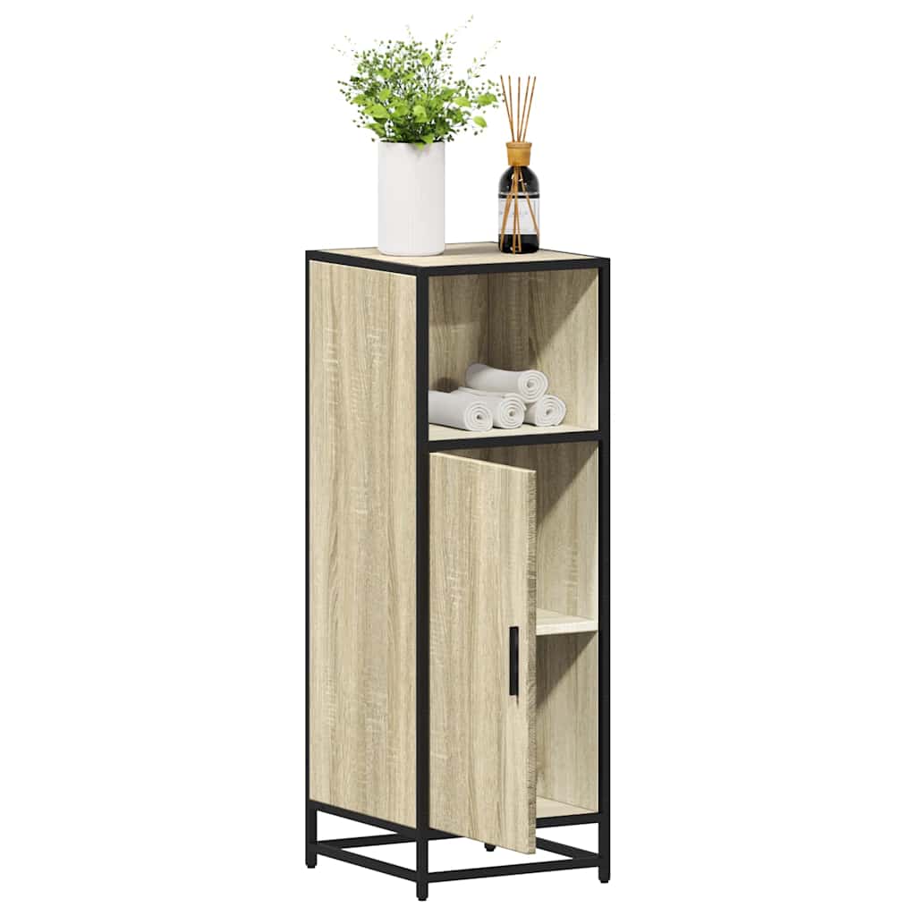 Vidaxl badkamerkast sonoma eiken 35x37,5x100 cm bewerkt hout
