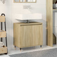 Vidaxl badkamerkast 58x33x60 cm bewerkt hout sonoma eikenkleurig