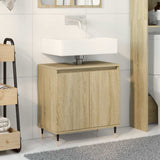 Vidaxl badkamerkast 58x33x60 cm bewerkt hout sonoma eikenkleurig