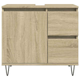 Vidaxl badkamerkast 65x33x60 cm bewerkt hout sonoma eikenkleurig