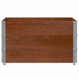 Vidaxl palletopzetranden 3 st 100x100 cm massief grenenhout bruin